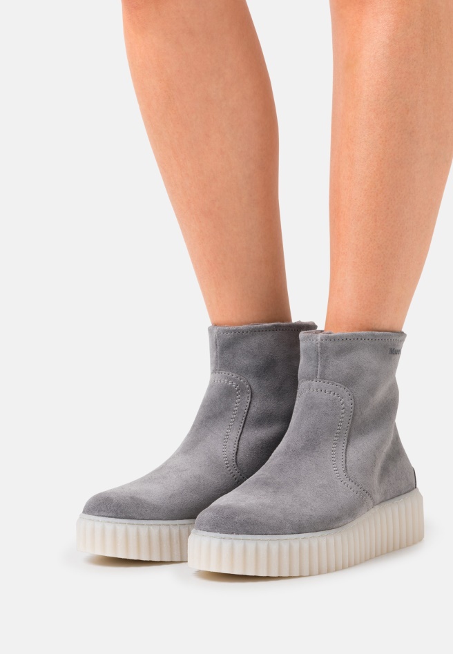 Gabor Platform Ankle Boots Pepper/Creme