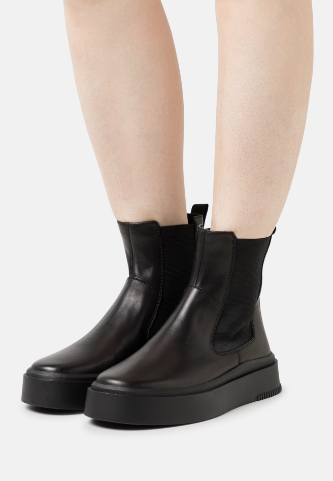 Gabor Platform Ankle Boots Pepper/Creme