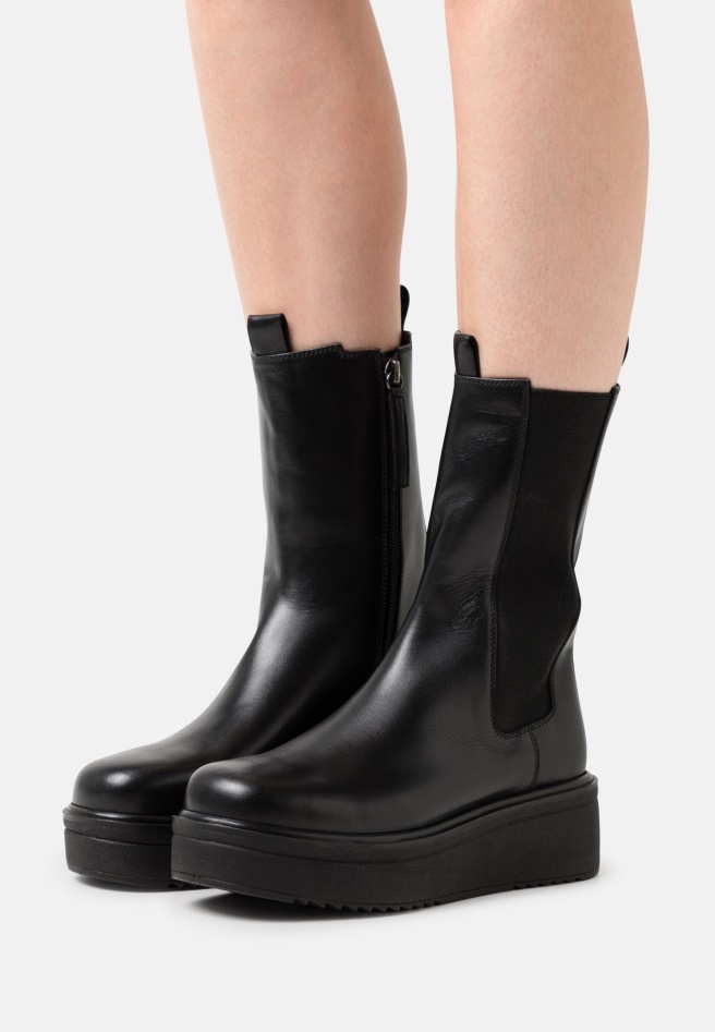 Gabor Platform Boots Rosso