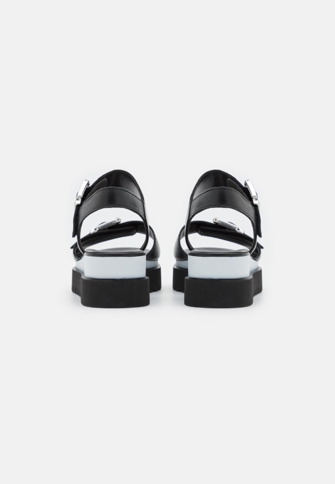 Gabor Platform Sandals Black