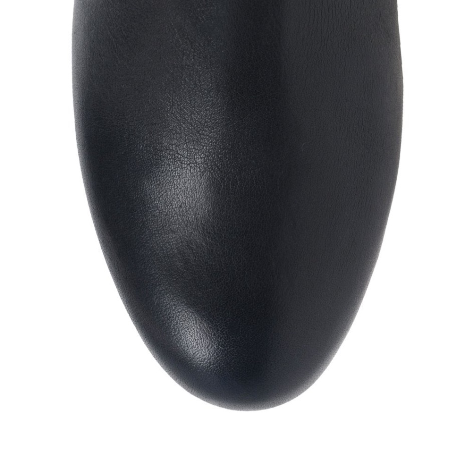 Gabor Rachel Leather Wide Fitting Boots Midnight