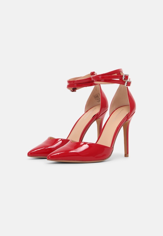 Gabor Red Classic Heels