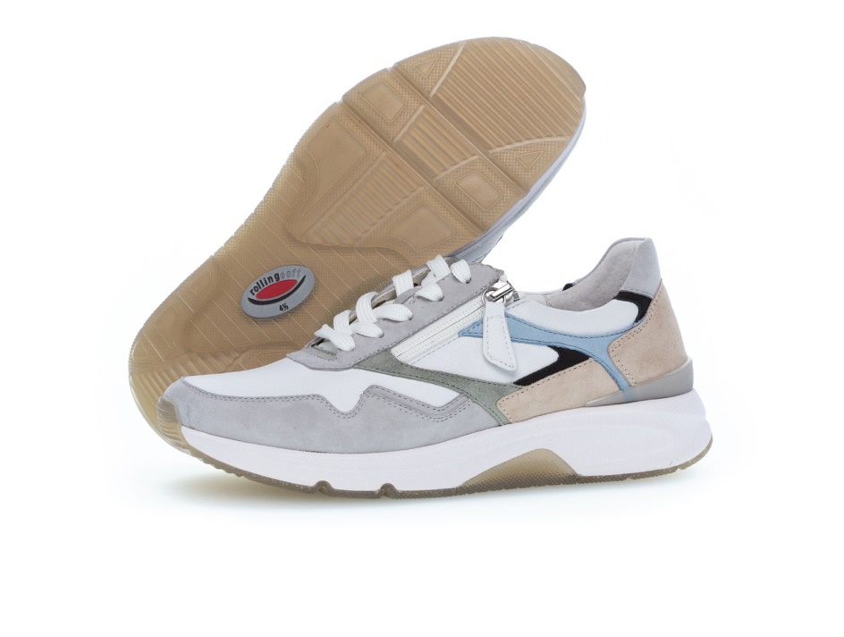 Gabor Rolling Soft 8689652 Acro - White Lt Grey Pino