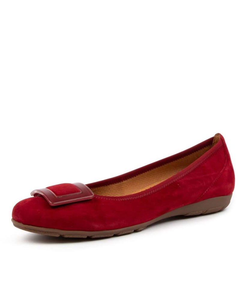 Gabor Sarah Dk Red Suede