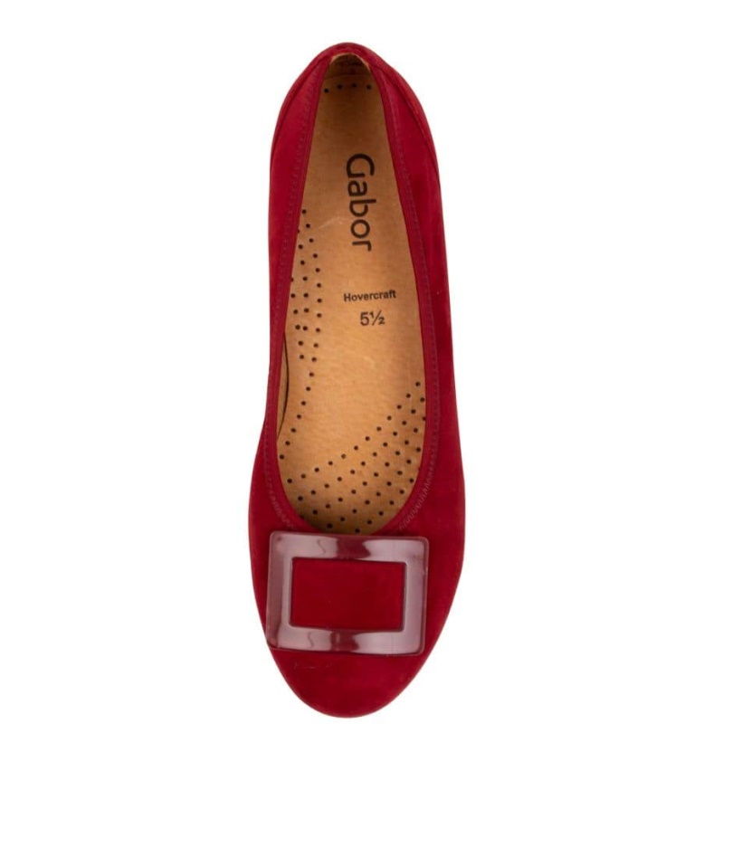Gabor Sarah Dk Red Suede