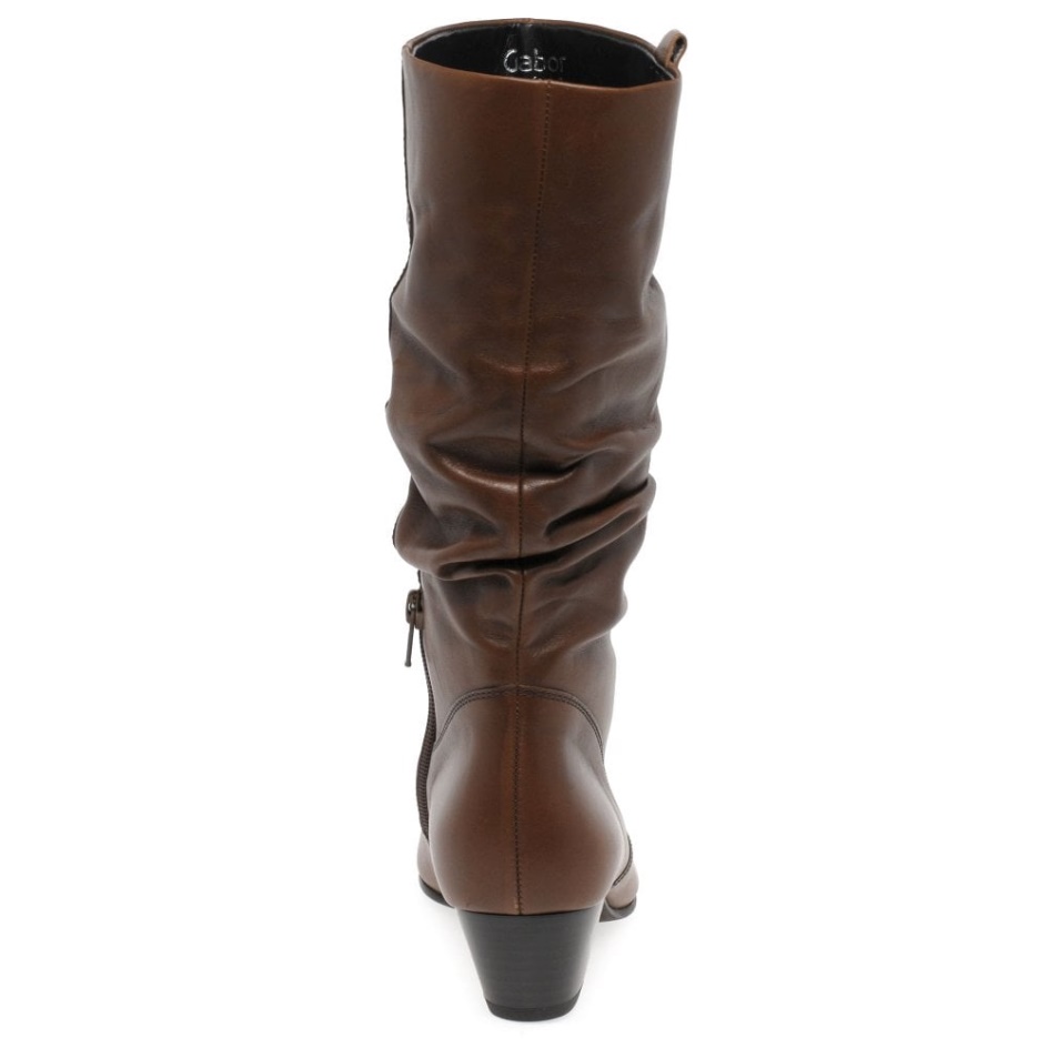 Gabor Sattel Rachel Leather Wide Fitting Boots