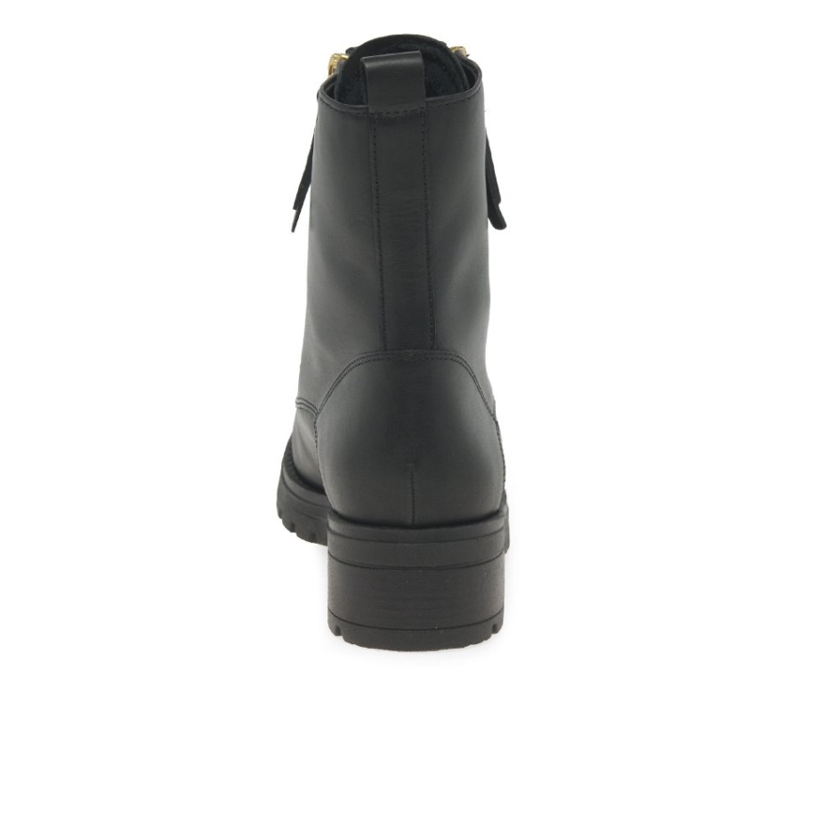 Gabor Serve Ladies Biker Boots Black