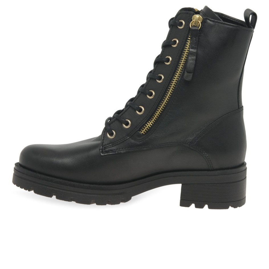 Gabor Serve Ladies Biker Boots Black