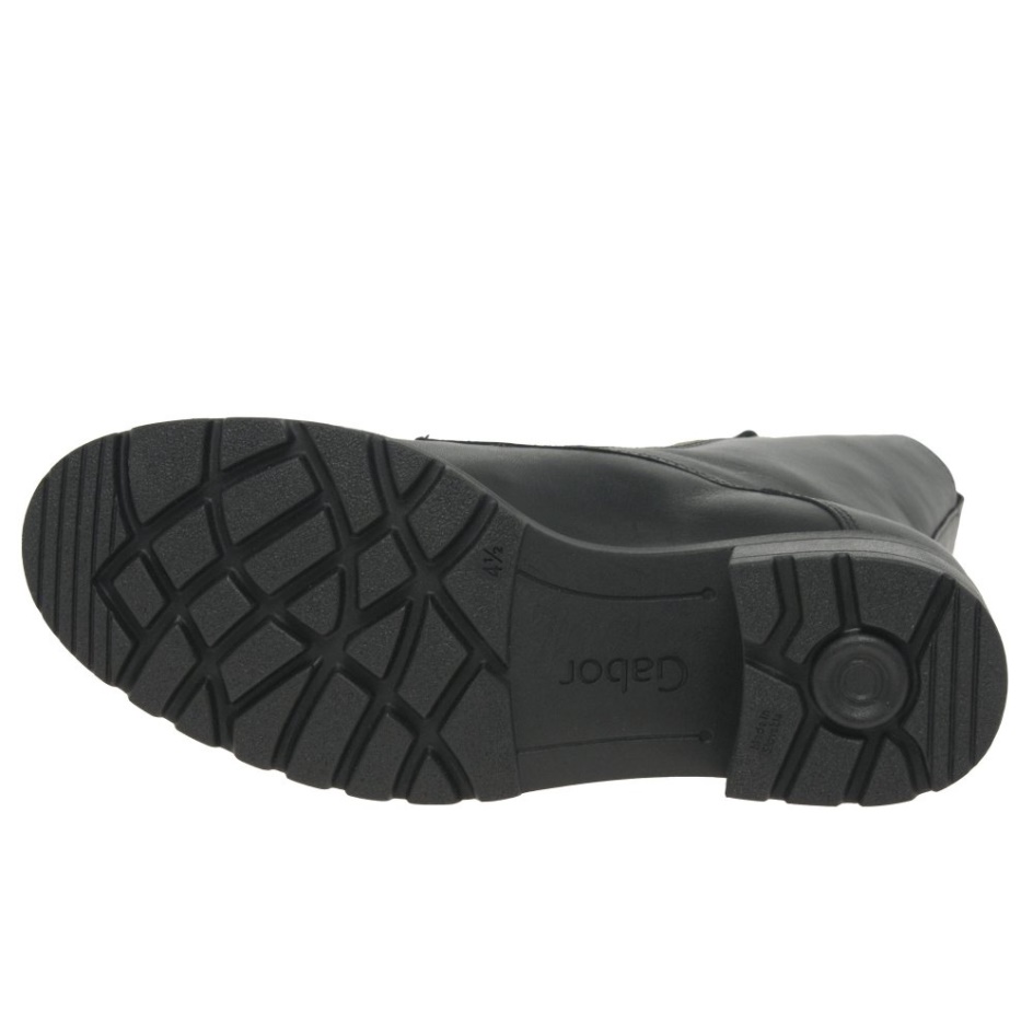 Gabor Serve Ladies Biker Boots Black