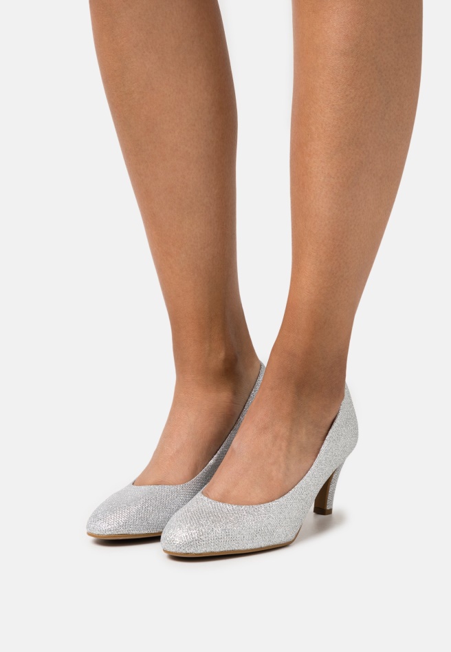 Gabor Silver Classic Heels