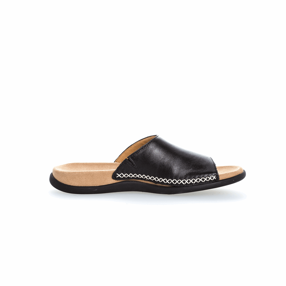 Gabor Slipon Sandal Black