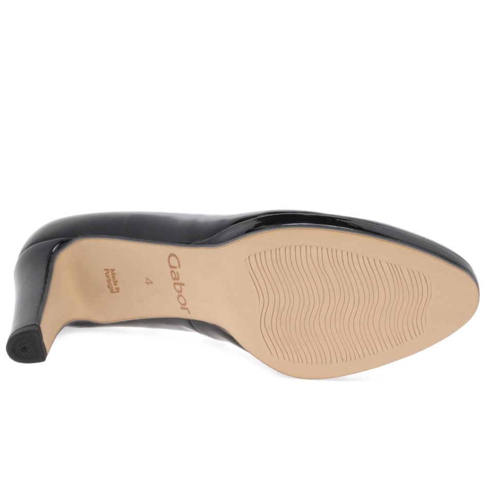 Gabor Splendid Womens High Heel Court Shoes Black