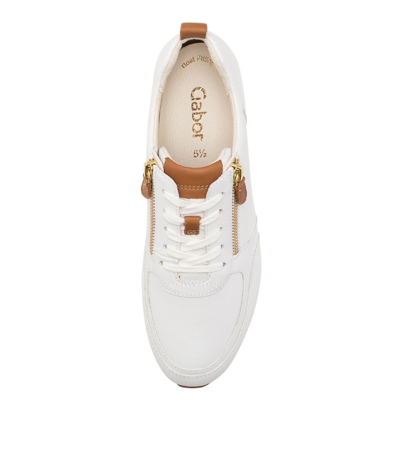 Gabor Viv Weiss Leather