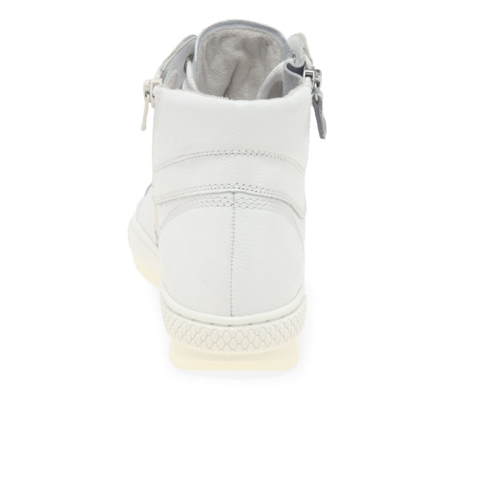 Gabor White Bulner Ladies Casual Ankle Boots