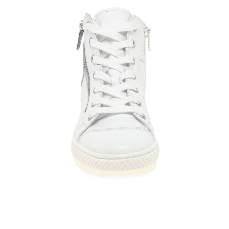 Gabor White Bulner Ladies Casual Ankle Boots