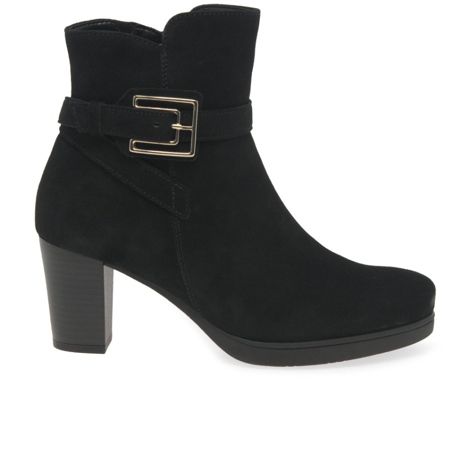 Gabyaa D92083 Gabor Black Suede