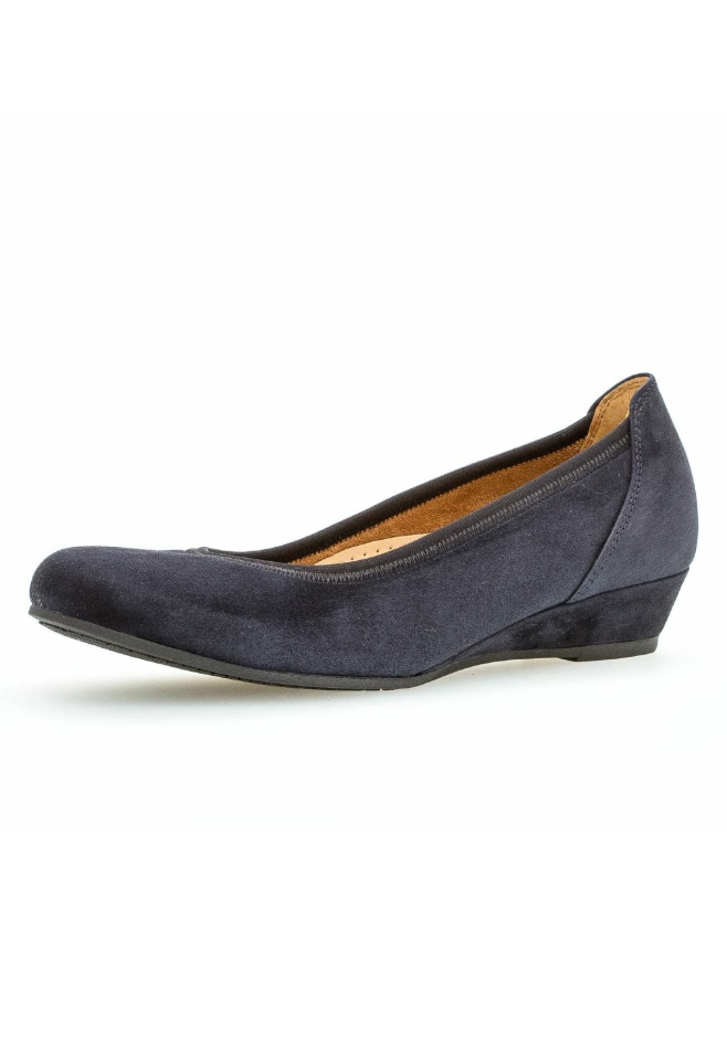 Grey Gabor Ballet Pumps