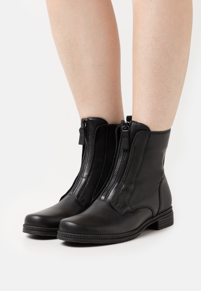 Grey Gabor Cowboy/Biker Ankle Boot