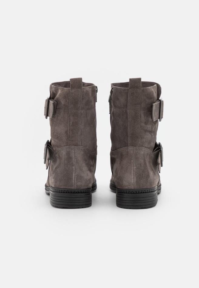 Grey Gabor Cowboy/Biker Ankle Boot