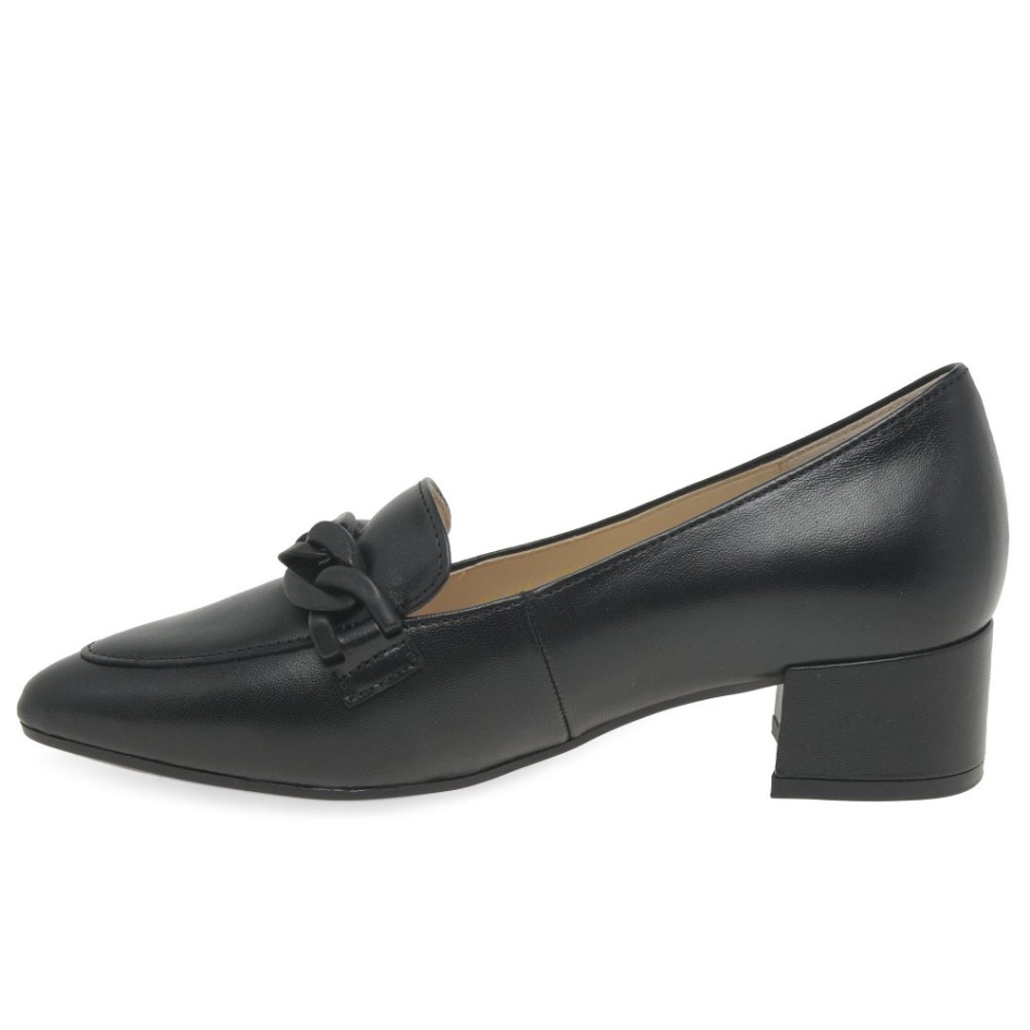 Hoolie Ladies Court Shoes Black Gabor