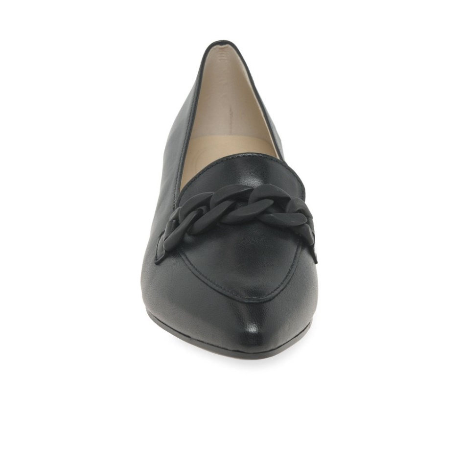 Hoolie Ladies Court Shoes Black Gabor