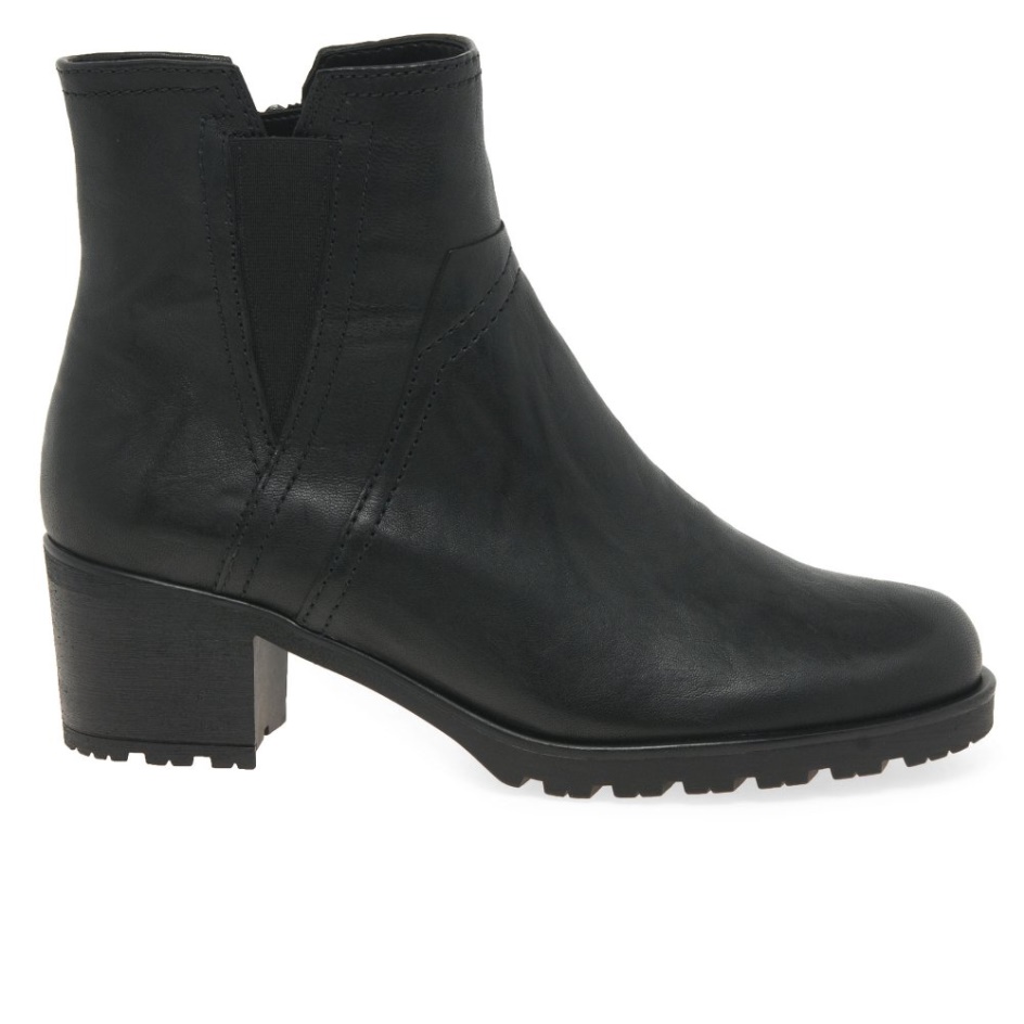 Invitation Ladies Ankle Boots Black Gabor