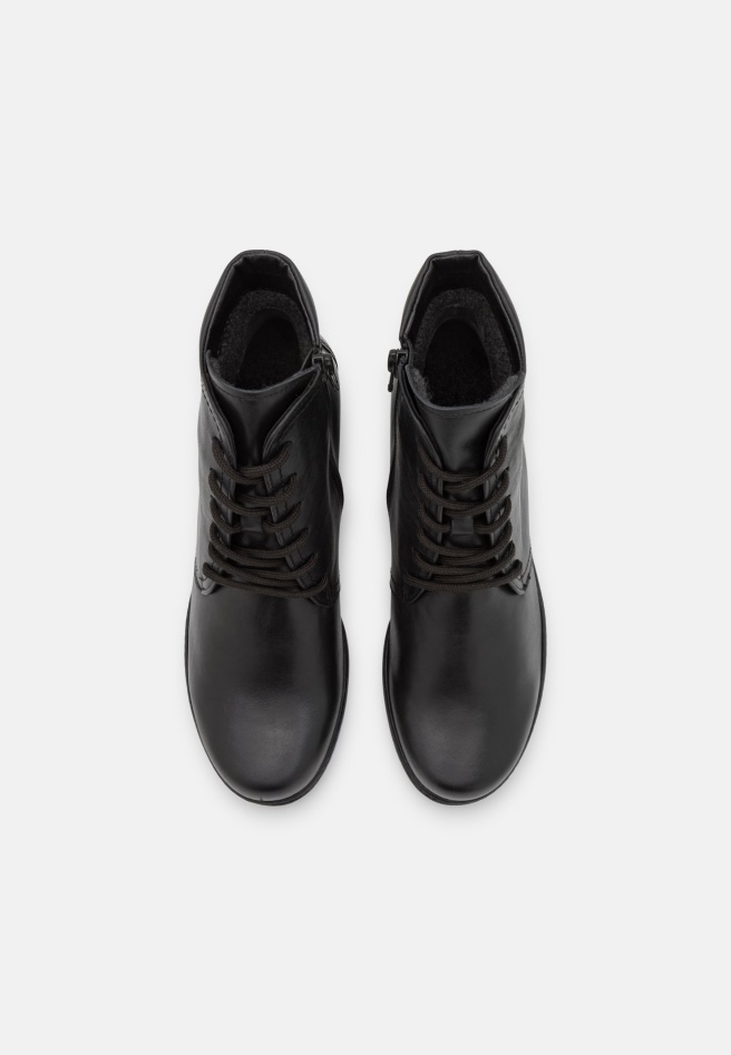 Lace-Up Ankle Boots Black Gabor Women