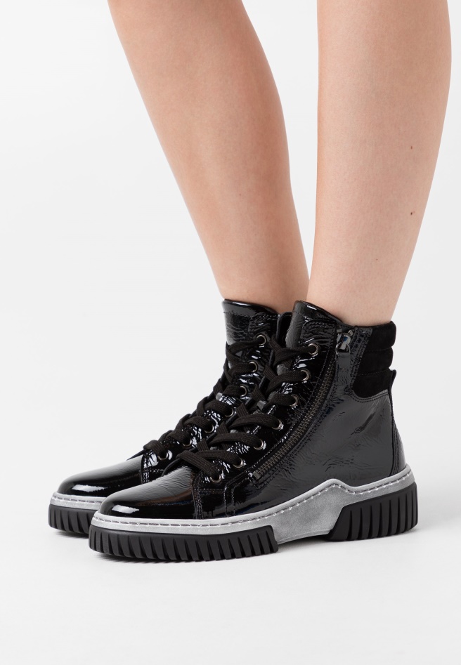 Lace-Up Ankle Boots Gabor Dark Blue