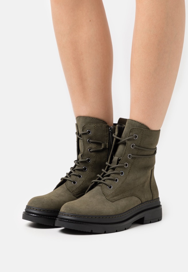 Lace-Up Ankle Boots Gabor Salbei/Dust