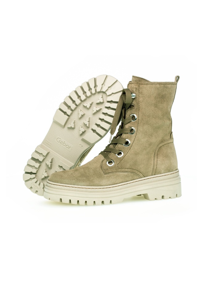 Lace-Up Ankle Boots Gabor Salbei/Dust