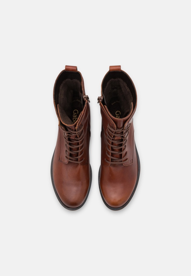 Lace-Up Ankle Boots Gabor Sattel