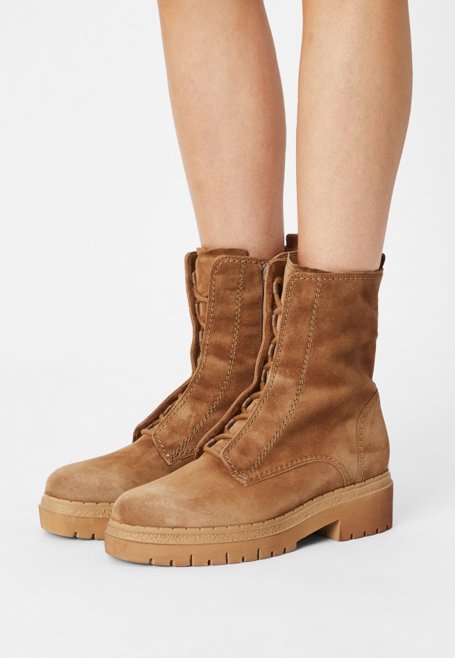 Lace-Up Ankle Boots Whisky Gabor