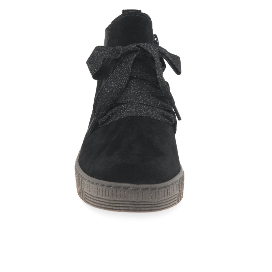 Lance Womens Ankle Boots Gabor Black Suede