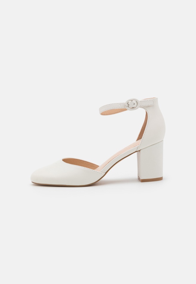 Leather - Classic Heels Gabor White