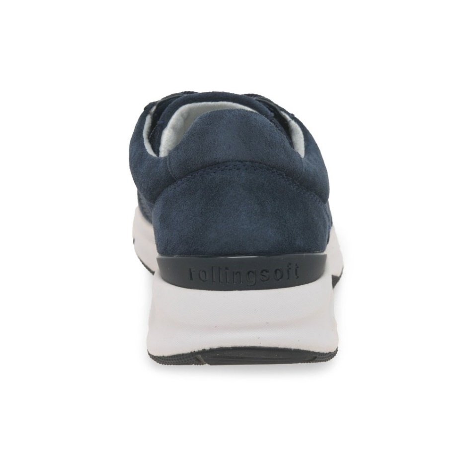 Marine Suede/Mesh Aloe Ladies Trainers Gabor