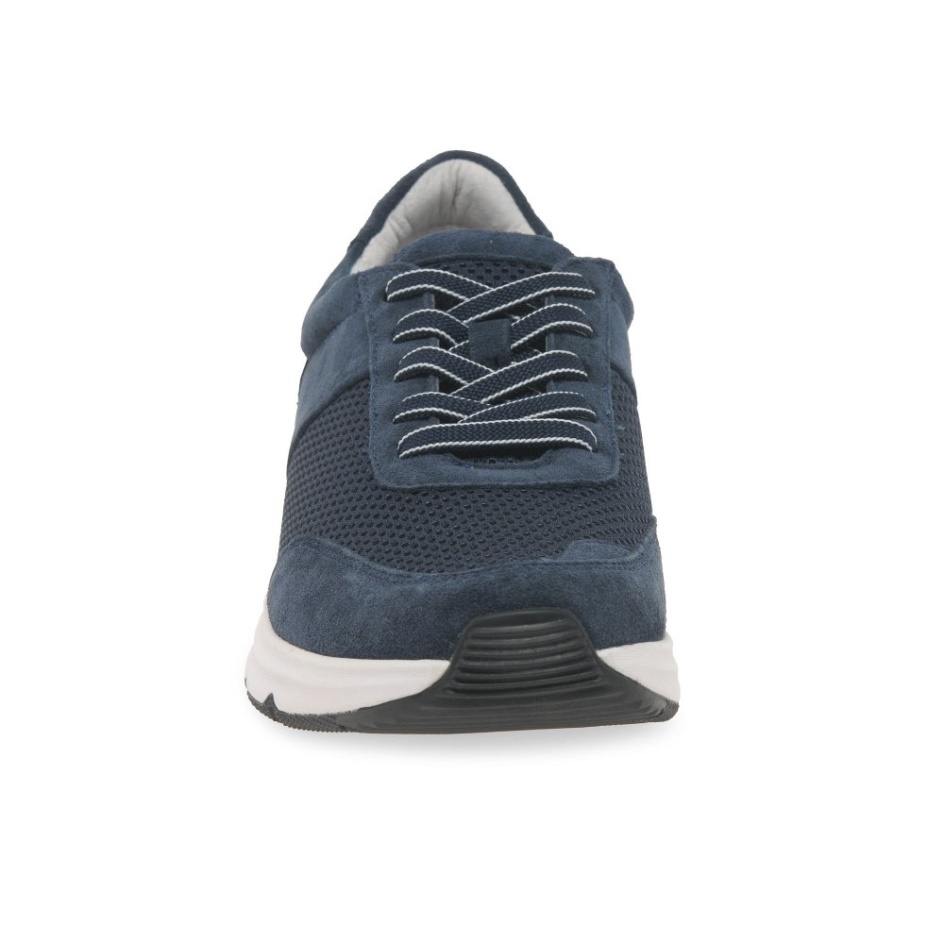 Marine Suede/Mesh Aloe Ladies Trainers Gabor
