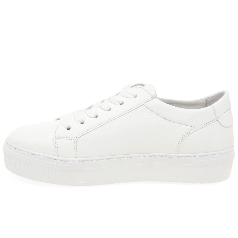 Michaela Ladies Trainers White Gabor