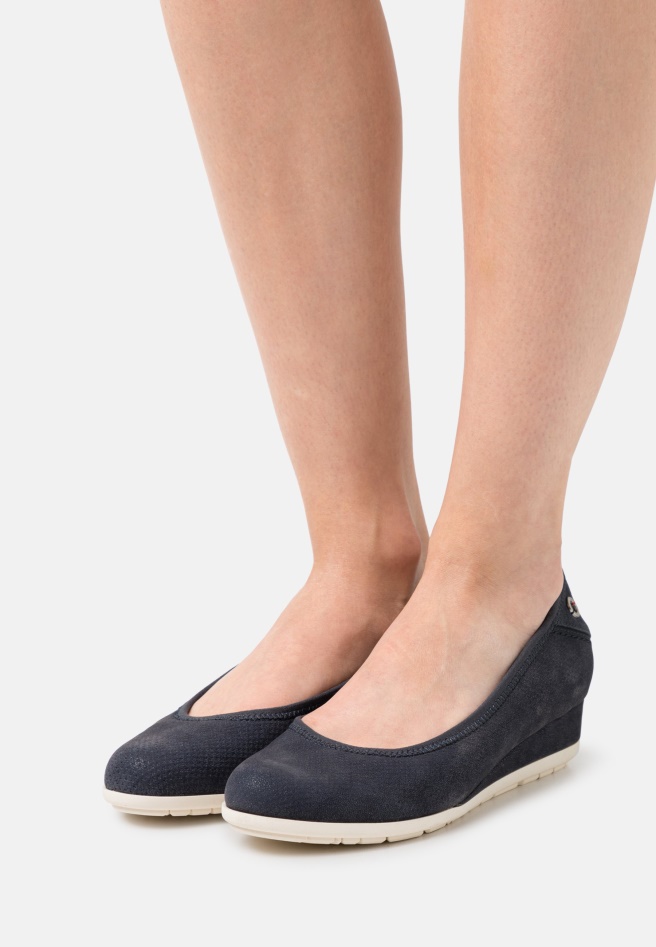 Navy Wedges Gabor