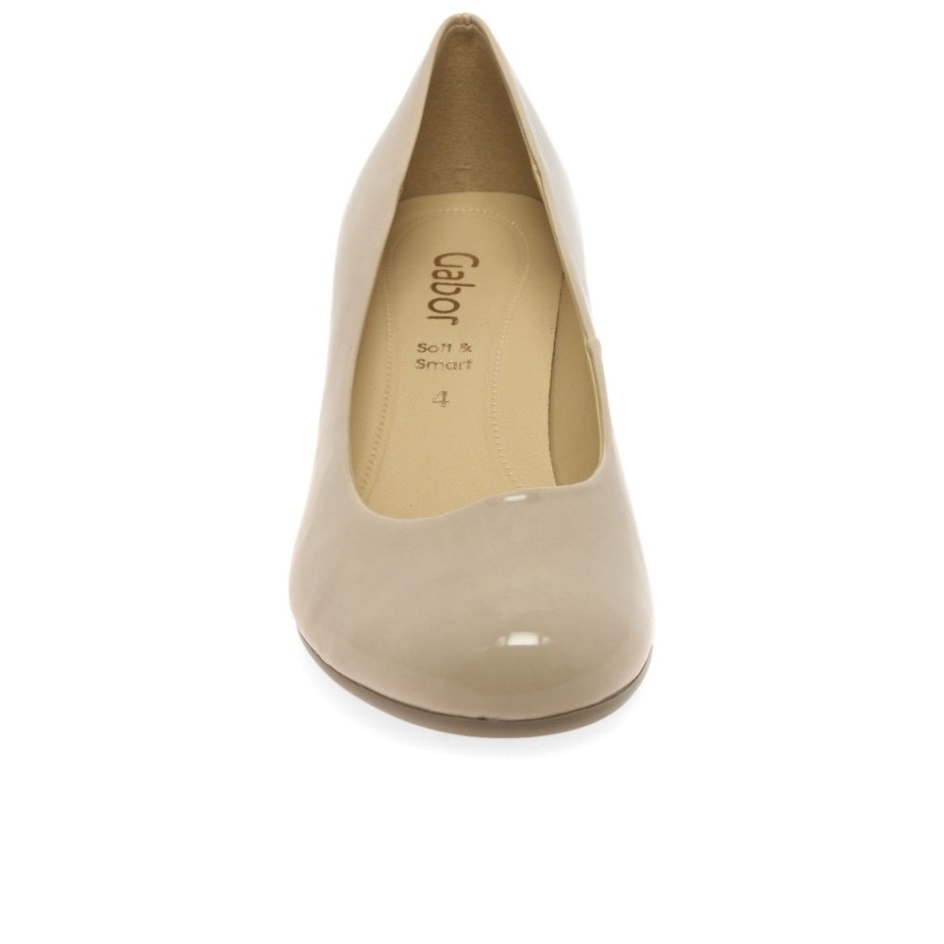 Nesta I I Womens Court Shoes Sand Patent Gabor