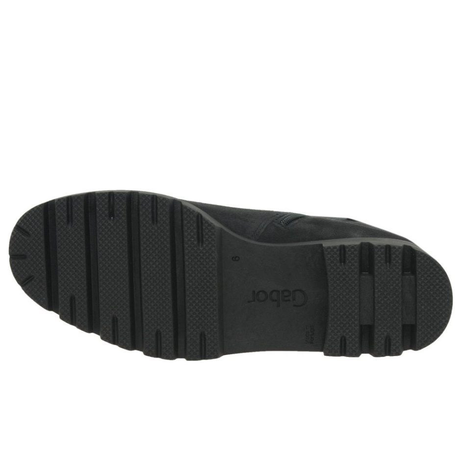 Newport Womens Chelsea Boots Gabor Dark Grey Suede