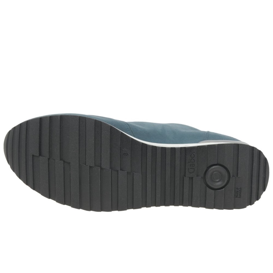 Nulon Womens Trainers Denim Suede Gabor