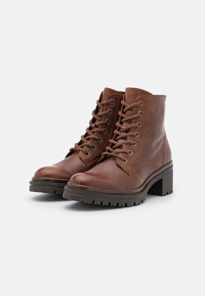 Peanut Lace-Up Ankle Boots Gabor