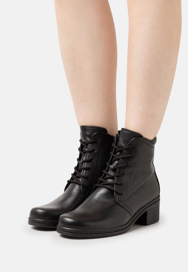 Peanut Lace-Up Ankle Boots Gabor