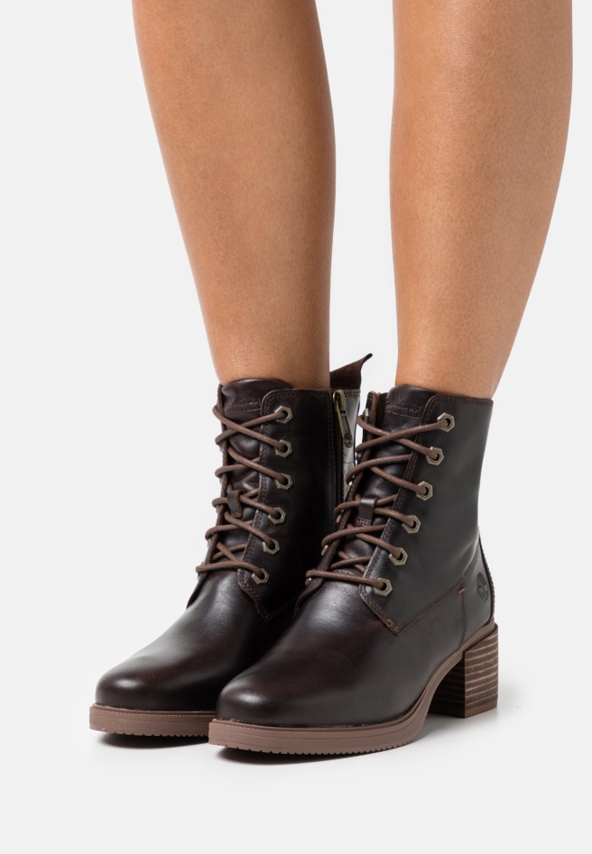 Peanut Lace-Up Ankle Boots Gabor