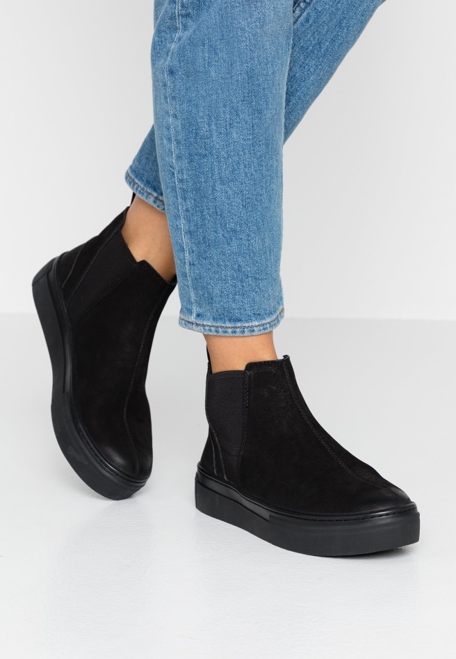 Pepper/Grau Platform Ankle Boots Gabor