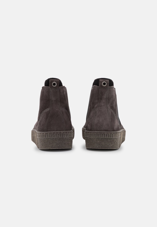 Pepper/Grau Platform Ankle Boots Gabor