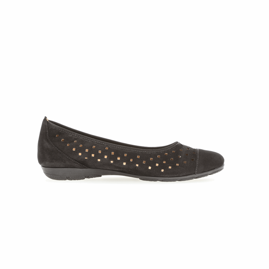Perf Balletflat Black Gabor