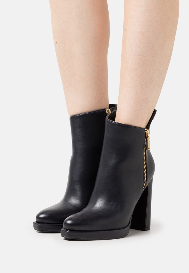 Platform Ankle Boots Black Gabor