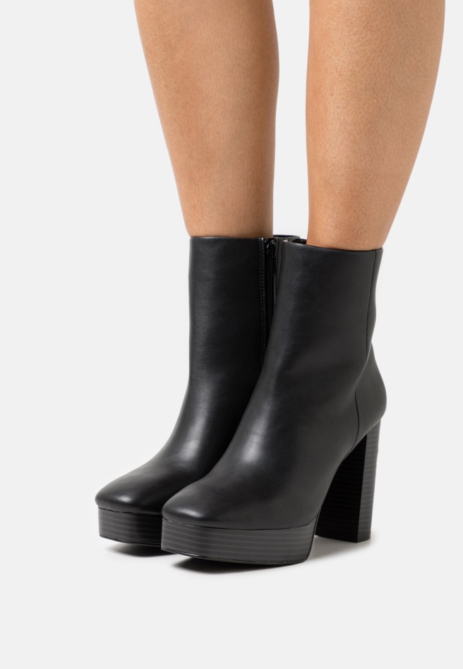 Platform Ankle Boots Black Gabor