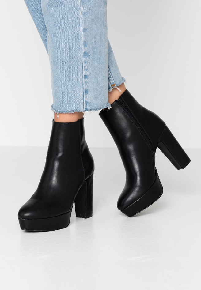 Platform Ankle Boots Black Gabor